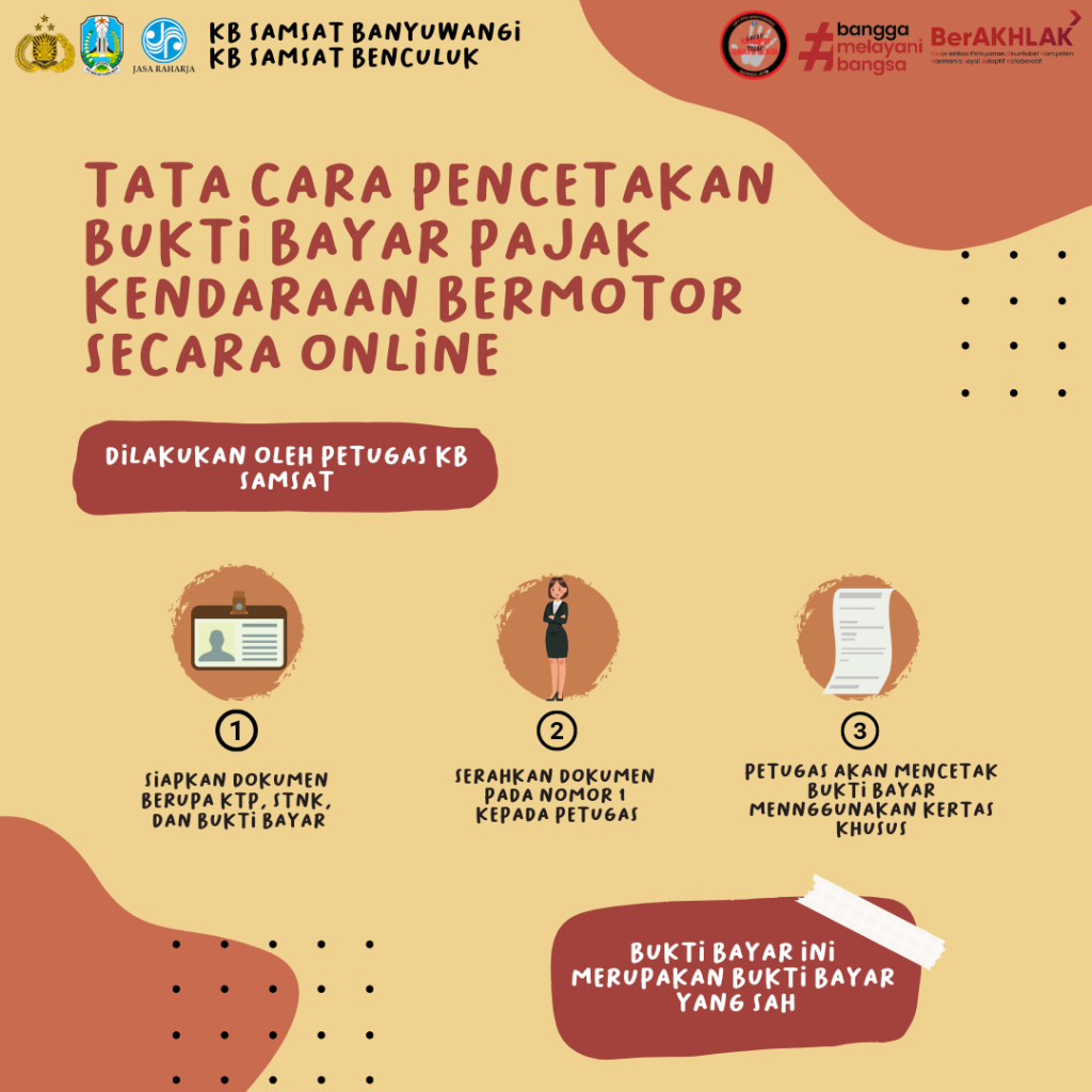 Cetak oleh Petugas Samsat