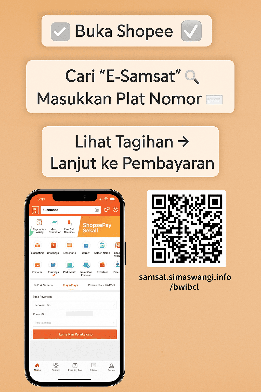 Bayar Pajak di Shopee